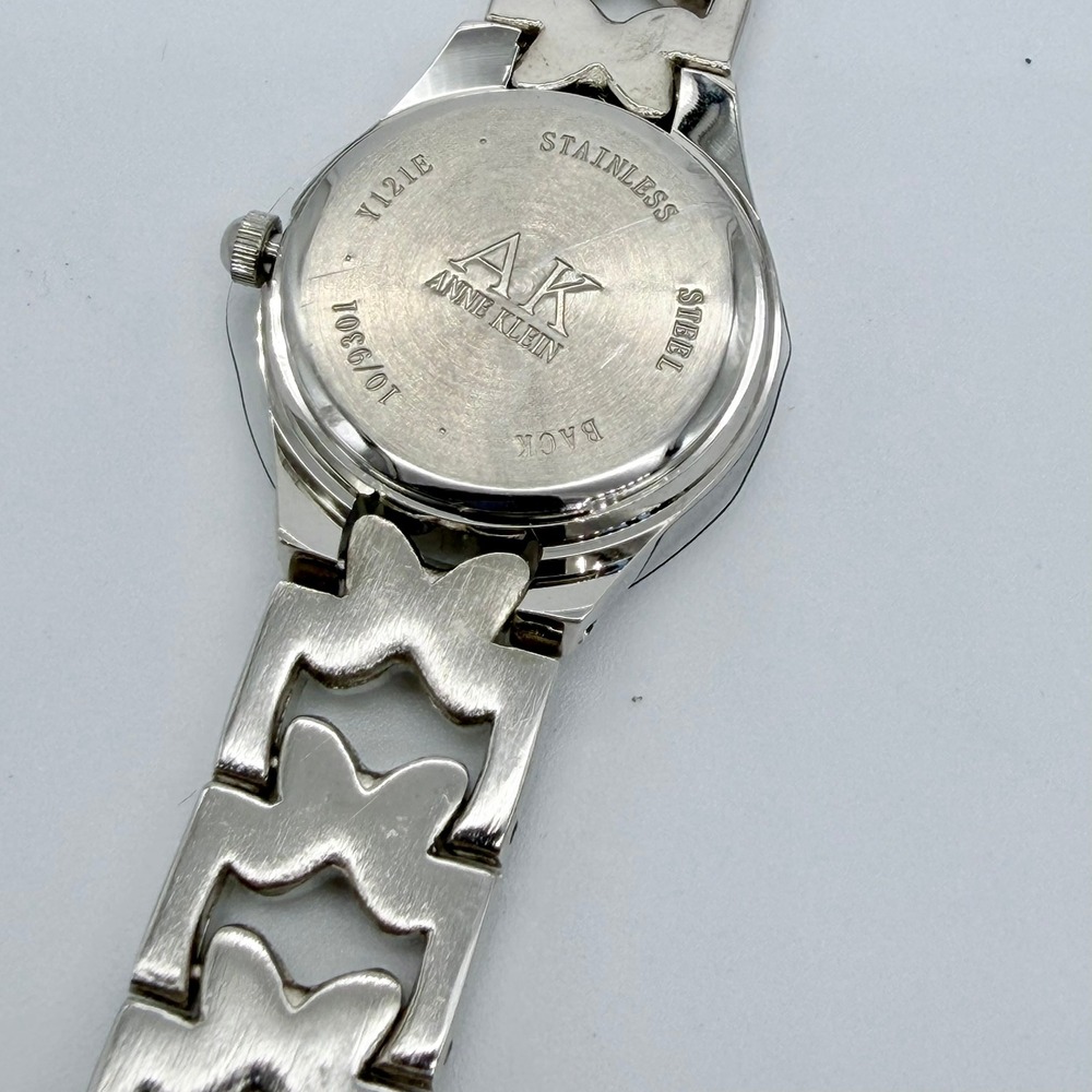 Anne Klein II 10/8165PMCL Womens Quartz Silver Stainless Steel Butterfly Watch - Picture 4 of 8